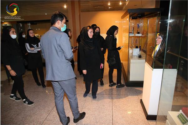 بازدید دختران اسنوکر زیر 21 سال کشوری از موزه ملی ورزش، المپیک، پارالمپیک