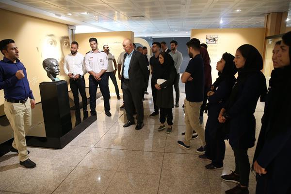 مراسم اهدا کاپ افتخارآفرینان ورزش راگبی و بازدید از موزه ملی ورزش،المپیک و پارالمپیک