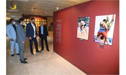 بازدید وسلین وویویچ سرمربی تیم ملی هندبال ایران از موزه ملی ورزش، المپیک، پارالمپیک