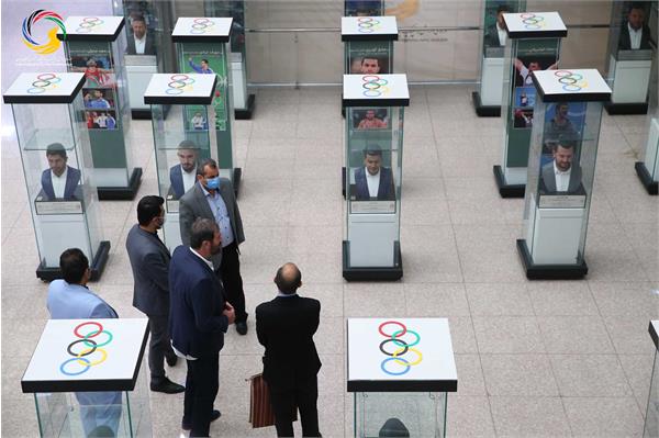 بازدید وسلین وویویچ سرمربی تیم ملی هندبال ایران از موزه ملی ورزش، المپیک، پارالمپیک