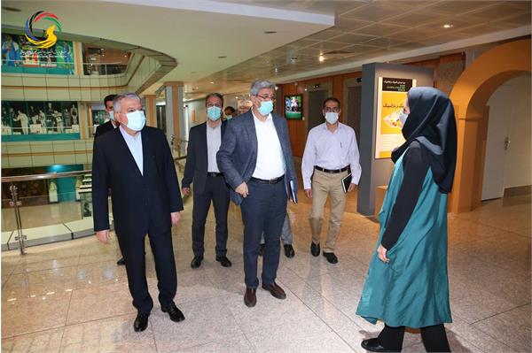 بازدید قائم مقام ریاست دانشگاه آزاد دکتر جمشید صباغ زاده در واحد علوم تحقیقات از موزه ملی ورزش