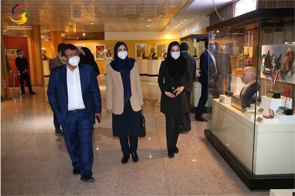 بازدید بدرالذیاب نایب رئیس فدراسیون بین المللی هندبال و خزانه دار فدراسیون هندبال آسیا