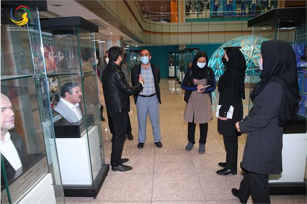 بازدید جمعی از کارشناسان دانشگاه صنعتی امیر کبیر از موزه ملی ورزش، المپیک، پارالمپیک