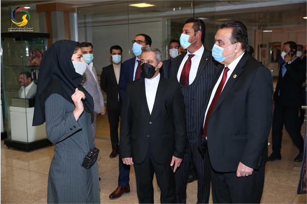 بازدید وزیر و رئیس کمیته ملی المپیک افغانستان و هیئت همراه از موزه ملی ورزش،المپیک،پارالمپیک