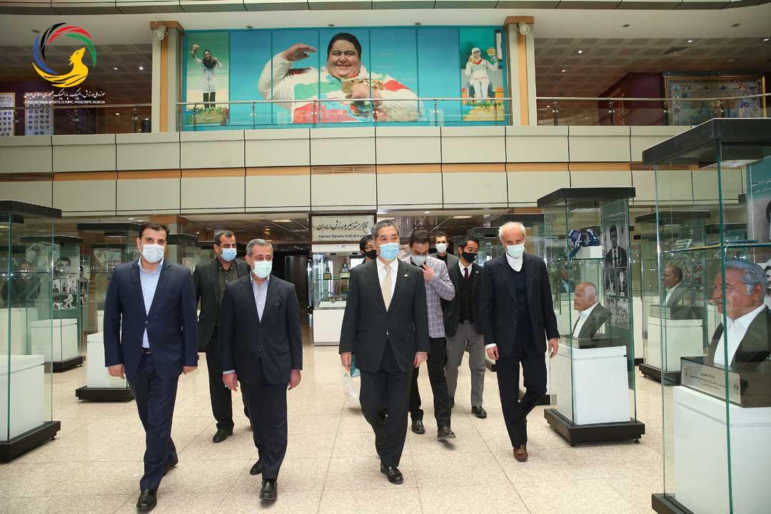 بازدید سفیر ژاپن از موزه ملی ورزش،المپیک،پارالمپیک