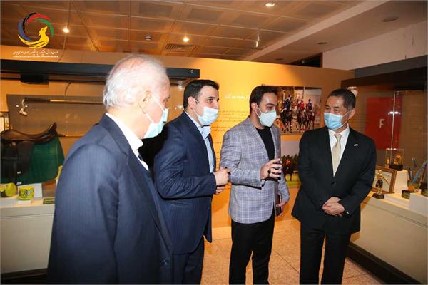 بازدید سفیر ژاپن از موزه ملی ورزش،المپیک،پارالمپیک