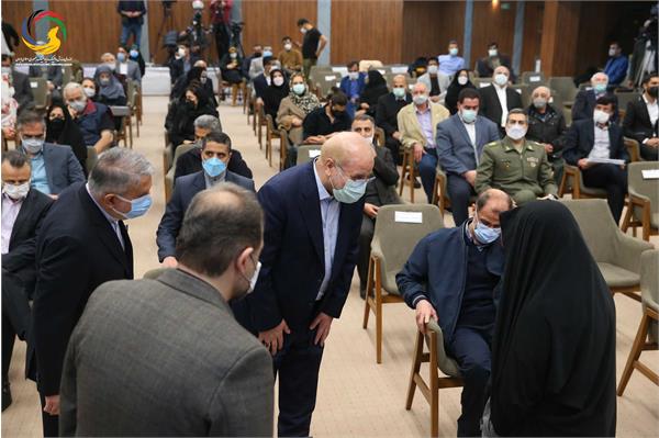 آئین رونمایی از سردیس طلایه داران بازی های آسیایی با حضور دکتر قالیباف