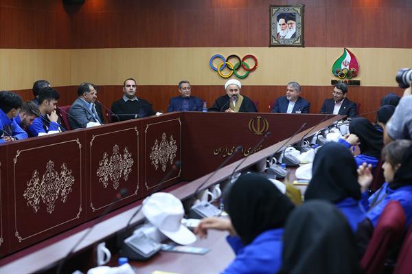 بازدید ریاست سازمان بهزیستی از موزه ملی ورزش، المپیک و پارالمپیک