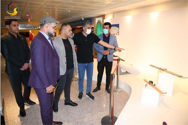 بازدید دکتر صفا صاحب نیف رئیس فدراسیون تنیس عراق از موزه ملی ورزش، المپیک، پارالمپیک
