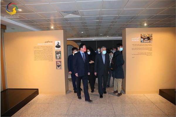 بازدید سفیر کشور چین و هیئت همراه از موزه ملی ورزش، المپیک، پارالمپیک