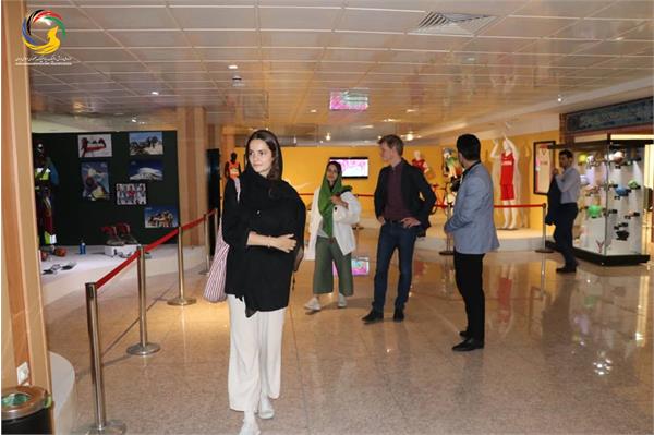 بازدید رایزن فرهنگ و مسئول ورزش سفارت آلمان از موزه ملی ورزش، المپیک، پارالمپیک