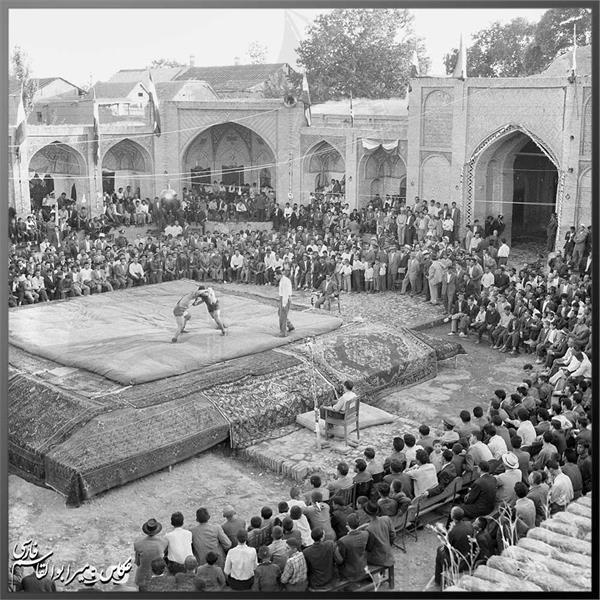 محل برگزاری مسابقات قهرمانی کشور در سال ۱۳۳۴ به میزبانی قزوین