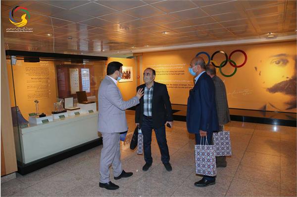 بازدید کانون مربیان فوتبال از موزه ملی ورزش،المپیک،پارالمپیک