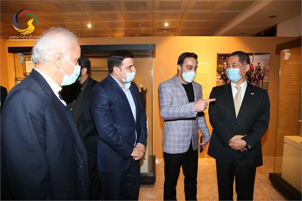 بازدید سفیر ژاپن از موزه ملی ورزش،المپیک،پارالمپیک