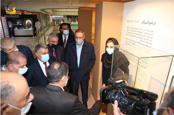 بازدید جمعی از روسای فدراسیون های ورزشی عراق از موزه ملی ورزش، المپیک، پارالمپیک