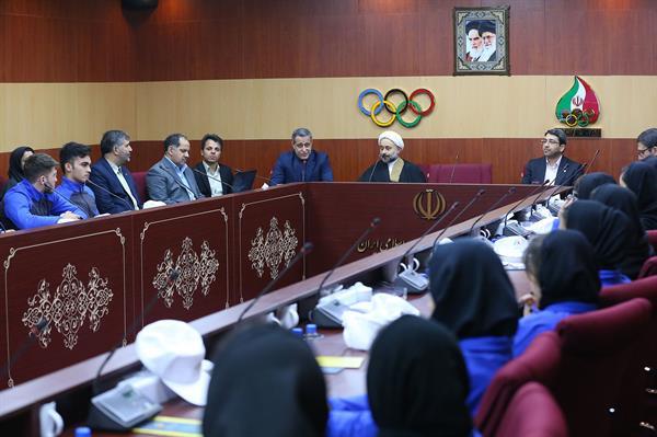 بازدید ریاست سازمان بهزیستی از موزه ملی ورزش، المپیک و پارالمپیک