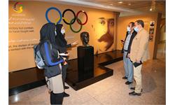 بازدید جمعی از کارشناسان دانشگاه صنعتی امیر کبیر از موزه ملی ورزش، المپیک، پارالمپیک
