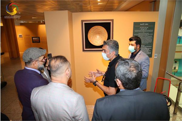 بازدید دکتر صفا صاحب نیف رئیس فدراسیون تنیس عراق از موزه ملی ورزش، المپیک، پارالمپیک