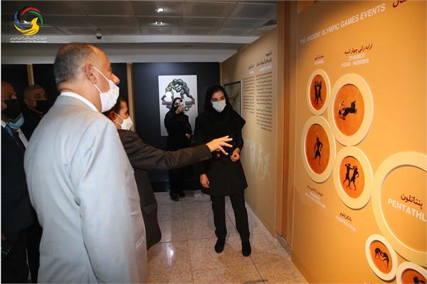 بازدید جمعی از روسای فدراسیون های ورزشی عراق از موزه ملی ورزش، المپیک، پارالمپیک