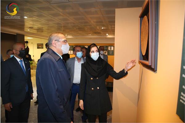 بازدید جمعی از روسای فدراسیون های ورزشی عراق از موزه ملی ورزش، المپیک، پارالمپیک