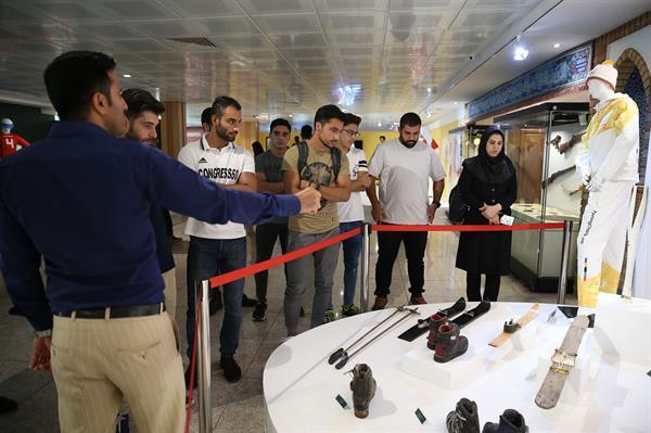 مراسم اهدا کاپ افتخارآفرینان ورزش راگبی و بازدید از موزه ملی ورزش،المپیک و پارالمپیک