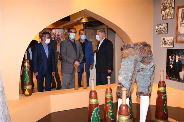 بازدید رئیس فدراسیون ورزش مجلس از موزه ملی ورزش،المپیک،پارالمپیک