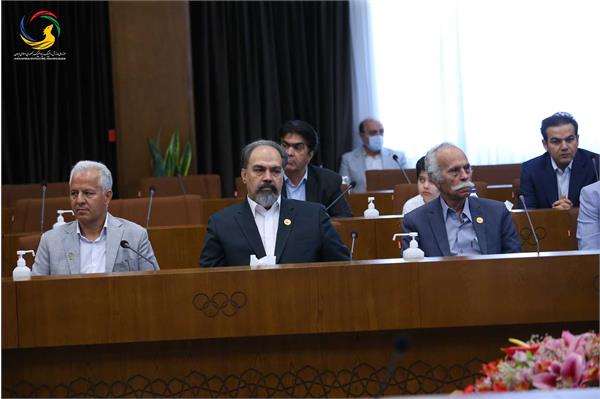 مراسم رونمایی از سردیس قهرمانان المپیک (علیرضا دبیر، یوسف کرمی، مراد محمدی، حمید سوریان و بهداد سلیمی)