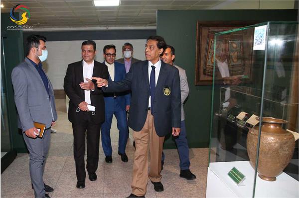 بازدید عبدالحلیم بن قادر رئیس فدراسیون سپک تاکرای آسیا از موزه ملی ورزش، المپیک، پارالمپیک