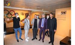 بازدید دکتر صفا صاحب نیف رئیس فدراسیون تنیس عراق از موزه ملی ورزش، المپیک، پارالمپیک