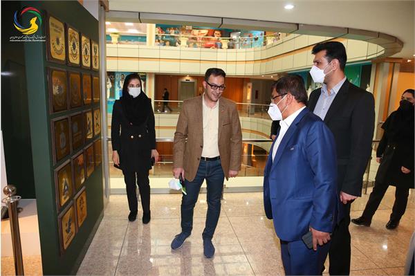 بازدید بدرالذیاب نایب رئیس فدراسیون بین المللی هندبال و خزانه دار فدراسیون هندبال آسیا