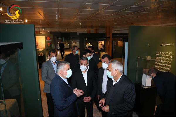 بازدید معاون وزارت تعاون، کار و رفاه اجتماعی از موزه ملی ورزش المپیک و پارالمپیک