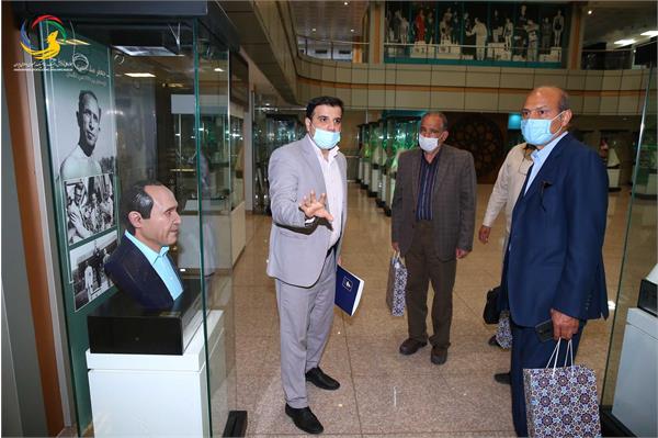 بازدید کانون مربیان فوتبال از موزه ملی ورزش،المپیک،پارالمپیک
