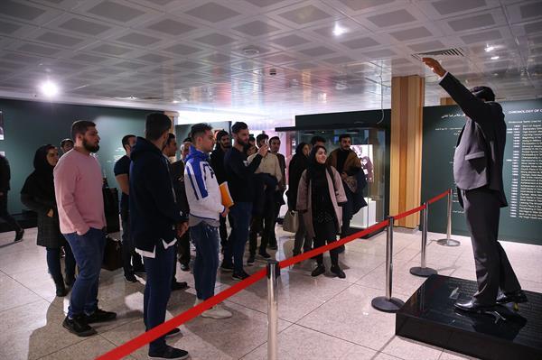 بازدید دانشجویان دانشگاه علامه طباطبایی از موزه المپیک