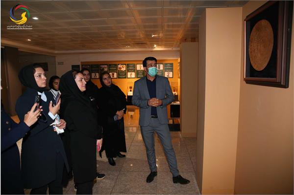 بازدید دختران اسنوکر زیر 21 سال کشوری از موزه ملی ورزش، المپیک، پارالمپیک