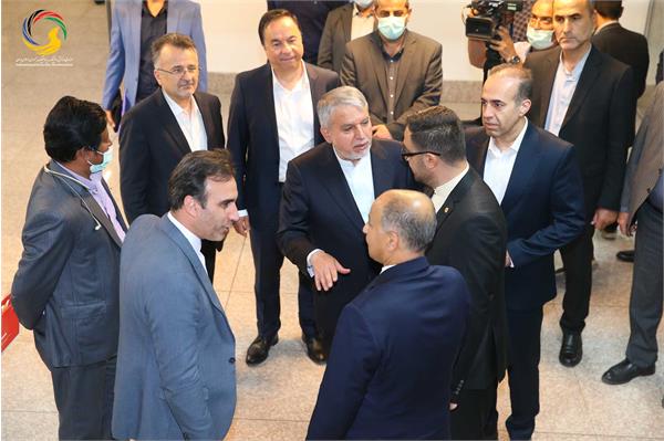 بازدید حسین المسلم مدیر کل شورای المپیک آسیا و رئیس فدراسیون بین المللی شنا از موزه ملی ورزش، المپیک، پارالمپیک