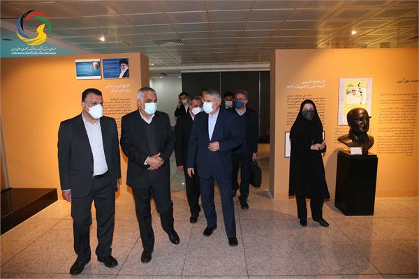 بازدید معاون وزارت تعاون، کار و رفاه اجتماعی از موزه ملی ورزش المپیک و پارالمپیک