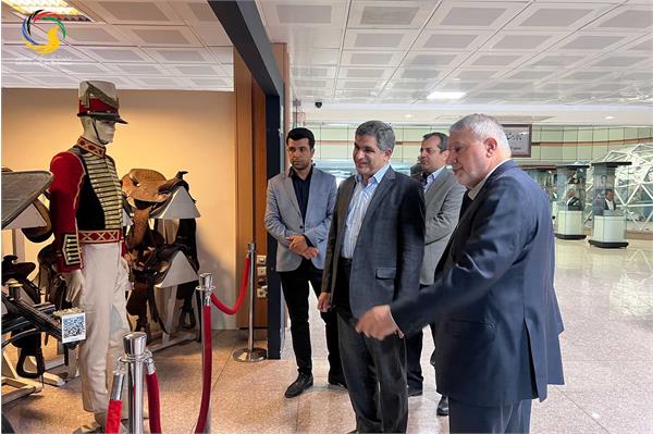 بازدید محسن پازوکی مدیرعامل بیمارستان محب کوثر از موزه ملی ورزش، المپیک، پارالمپیک