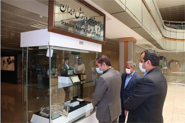 بازدید رئیس فدراسیون ورزش مجلس از موزه ملی ورزش،المپیک،پارالمپیک