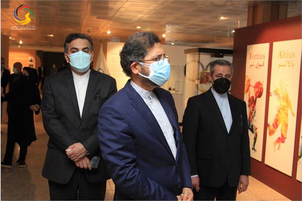 بازدید سخنگوی وزارت امور خارجه از موزه ملی ورزش،المپیک،پارالمپیک