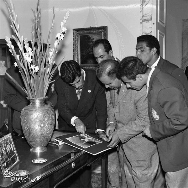 قبل از اعزام به بازی های المپیک 1960 رم، ایتالیا