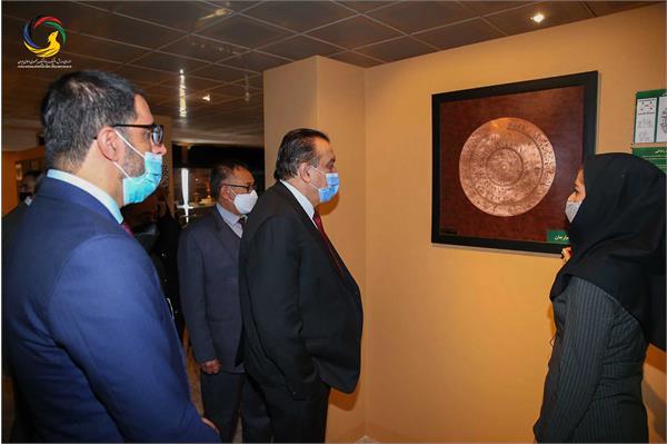 بازدید وزیر و رئیس کمیته ملی المپیک افغانستان و هیئت همراه از موزه ملی ورزش،المپیک،پارالمپیک