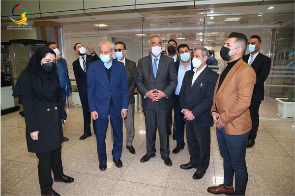 بازدید رئیس و دبیرکل کمیته ملی المپیک عراق از موزه ملی ورزش المپیک و پارالمپیک