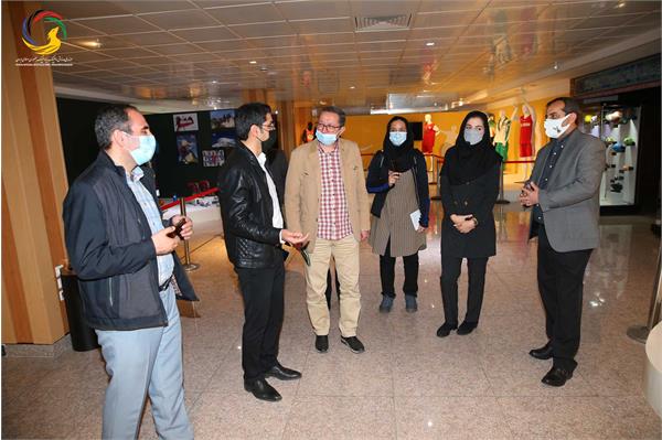 بازدید جمعی از کارشناسان دانشگاه صنعتی امیر کبیر از موزه ملی ورزش، المپیک، پارالمپیک