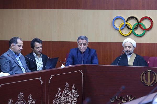 بازدید ریاست سازمان بهزیستی از موزه ملی ورزش، المپیک و پارالمپیک