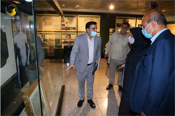 بازدید کانون مربیان فوتبال از موزه ملی ورزش،المپیک،پارالمپیک