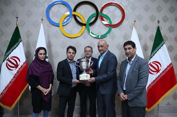 مراسم اهدا کاپ افتخارآفرینان ورزش راگبی و بازدید از موزه ملی ورزش،المپیک و پارالمپیک