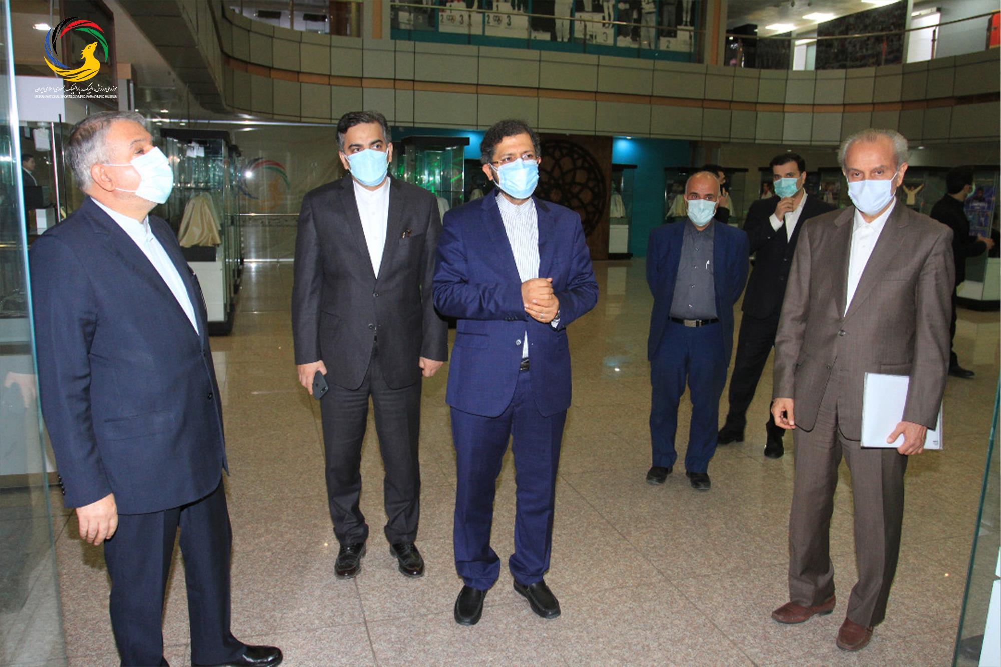 بازدید سخنگوی وزارت امور خارجه از موزه ملی ورزش،المپیک،پارالمپیک
