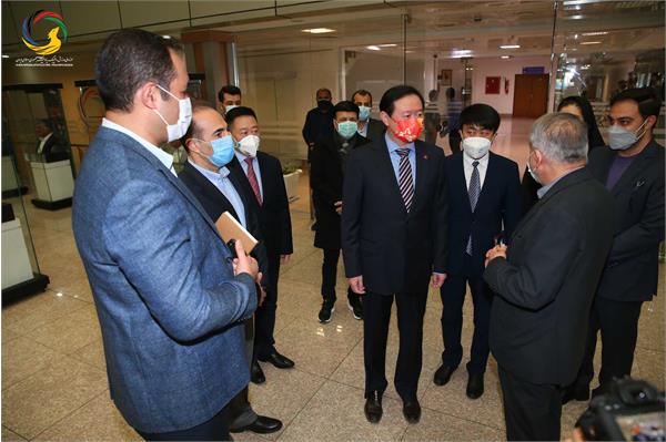 بازدید سفیر کشور چین و هیئت همراه از موزه ملی ورزش، المپیک، پارالمپیک