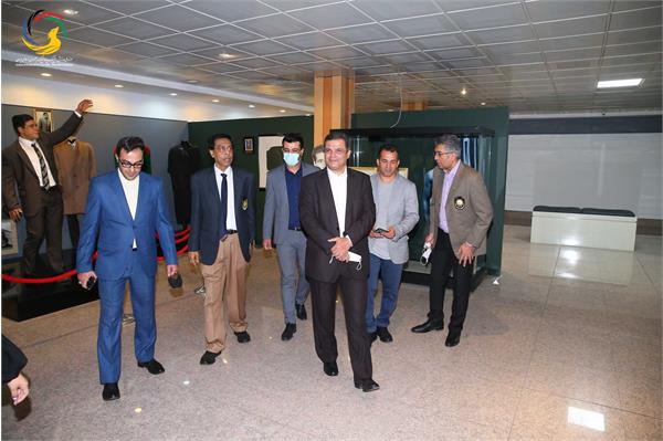 بازدید عبدالحلیم بن قادر رئیس فدراسیون سپک تاکرای آسیا از موزه ملی ورزش، المپیک، پارالمپیک