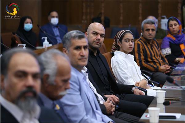 مراسم رونمایی از سردیس قهرمانان المپیک (علیرضا دبیر، یوسف کرمی، مراد محمدی، حمید سوریان و بهداد سلیمی)